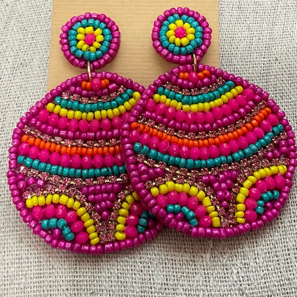 Jewelry - 💕RESTOCK! Ann Marie Multicolor Round Beaded Earrings